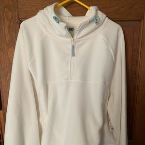 SO hooded sweatshirt size XL Cream